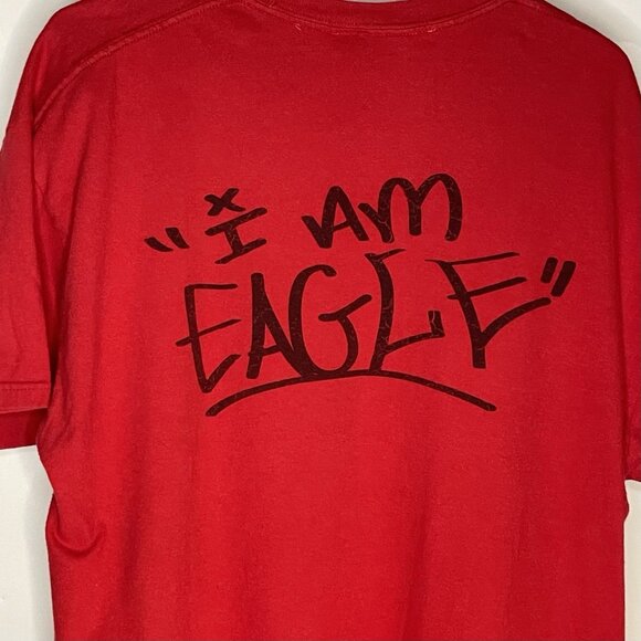 I Am Eagle Artwork T Shirt sz L Justien Sanoa Bird First Nations Native Canada - Picture 8 of 11